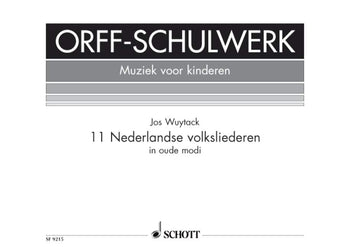 11 Nederlandse volksliederen - Score