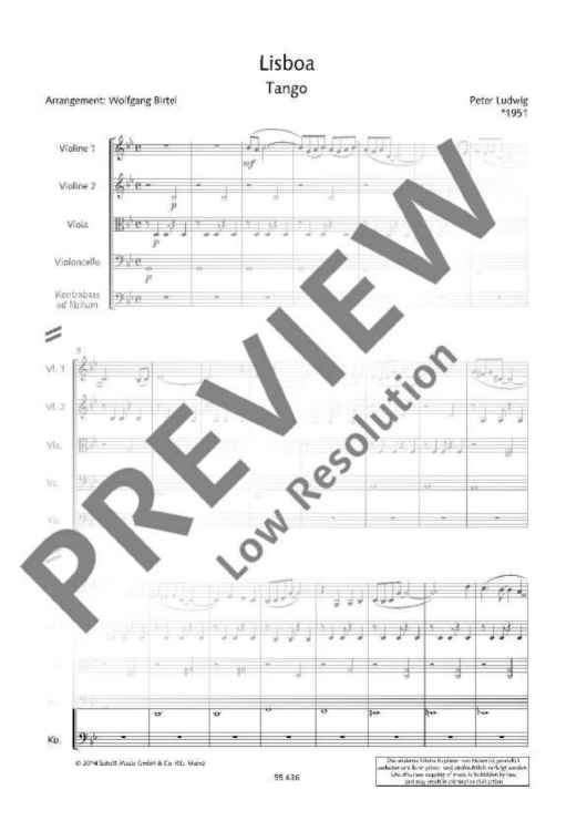 Lisboa - Score and Parts