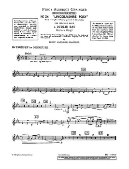 Lincolnshire Posy - Bb Trumpet 3