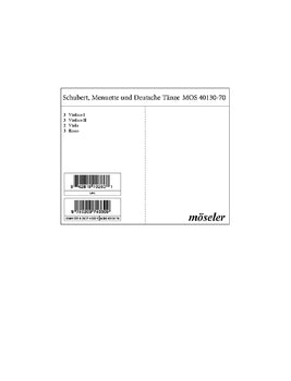 Menuets and German dances - Set of Parts