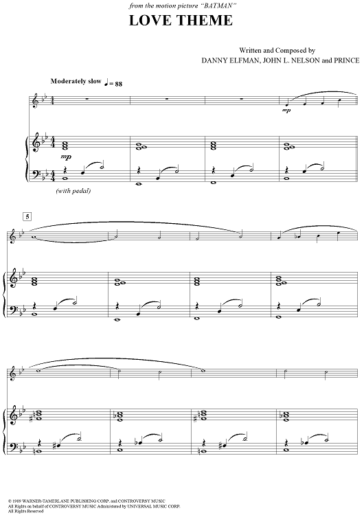 Love Theme - from the movie "Batman"