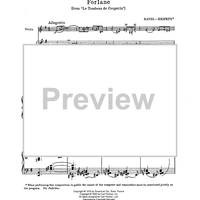 Forlane - from Le tombeau de Couperin