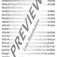 Der Mensch lebt und bestehet nur eine kleine Zeit - Choral Score