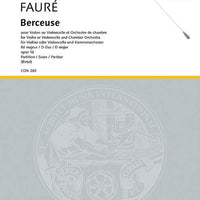 Berceuse D major - Score