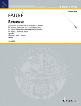 Berceuse D major - Score