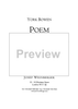 Poem - Organ Score