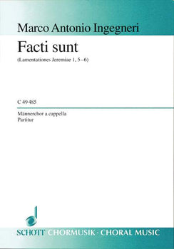 Facti sunt - Choral Score