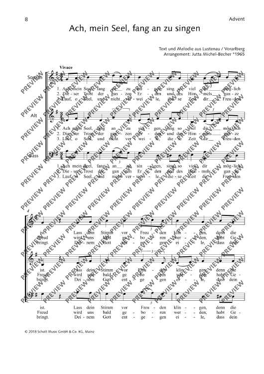 Ach, mein Seel, fang an zu singen