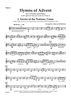 Hymns of Advent for 2 Violins and Piano - Violin 2