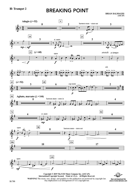 Breaking Point - Bb Trumpet 2