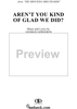 Aren't You Kind of Glad We Did?