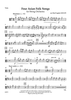 Four Asian Folk Songs - Viola