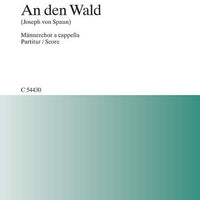 An den Wald - Choral Score
