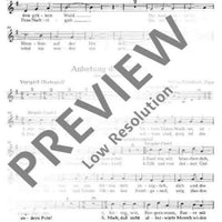 Fest und Feier - Choral Score