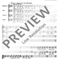 Fünf Chöre - Choral Score