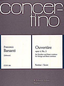 Overture D Minor - Score
