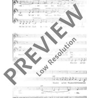 Brot und Wein - Choral Score