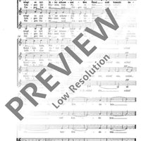 Wiegenlied zur Weihnacht - Choral Score