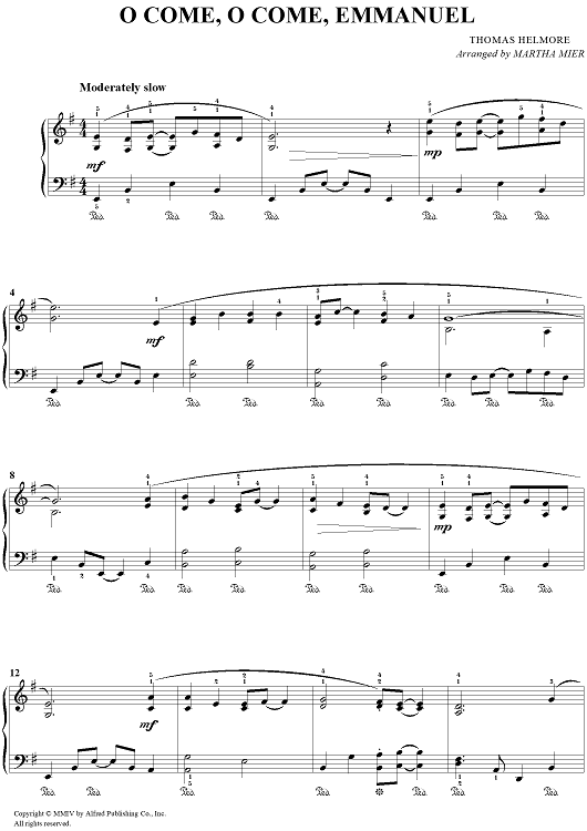 O Come, O Come, Emmanuel