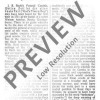 Cantata No. 106 - Full Score