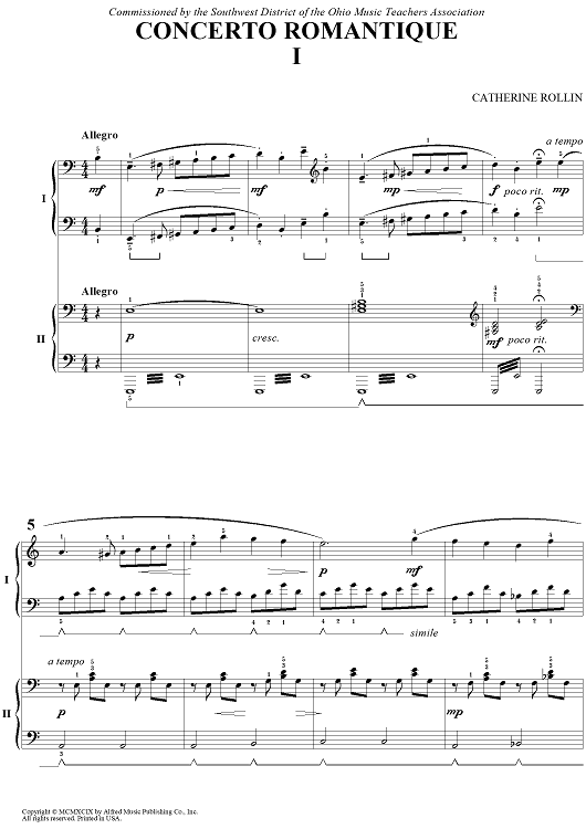 Concerto Romantique - 1st Movement