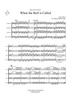 When the Roll is Called - Score