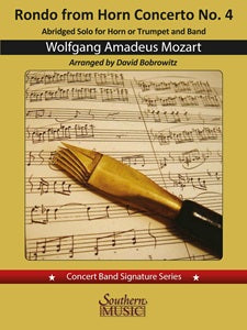 Rondo from Horn Concerto No. 4 (abridged) for Horn or Trumpet Solo and Band