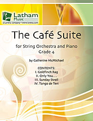 The Café Suite - for String Orchestra and Piano - Score