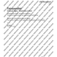 Taivaanvalot (Heavenly lights) - Score and Parts