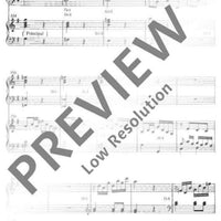 One Concerto for two Organs - Performing Score