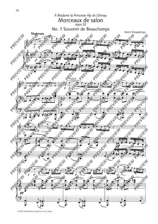 Souvenir de Beauchamps in A minor