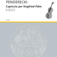 Capriccio per Siegfried Palm