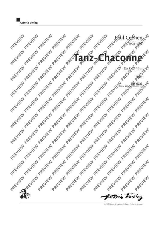 Tanz - Chaconne