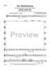 Six Meditations for Intermediate Violin and Piano