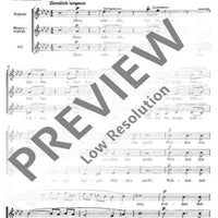 Gebet - Choral Score