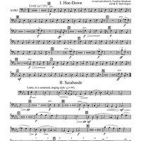 Five Dances for Five Clarinets - String Bass