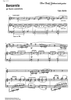 Barcarole - Score