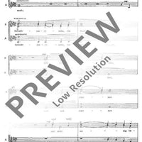 Es ist ein Gesang in meinen Sommer gefallen - Choral Score