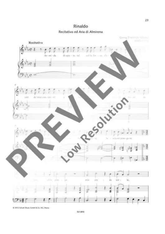 Recitativo ed Aria di Almirena