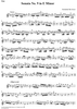 Sonata No. 9 in E Minor - Flute