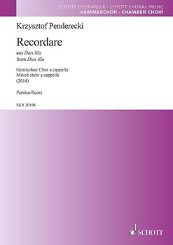 Recordare - Choral Score