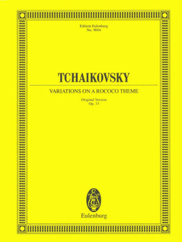 Variations on a Rococo Theme for Cello and Orchestra - Full Score