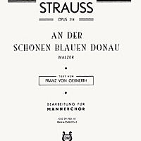 An der schönen blauen Donau - Score