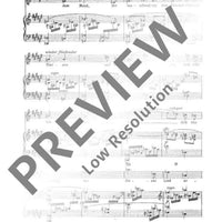 Sechs Lieder nach Gedichten von Clemens Brentano in F sharp major - Piano Reduction