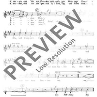 Weinlein, nun gang ein - Tenor I/ii