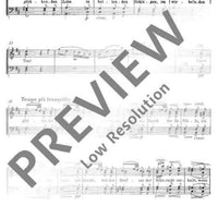 Die Nachtigall - Choral Score