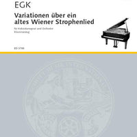 Variationen über ein altes Wiener Strophenlied - Piano Reduction