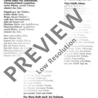 Frühling am Bodensee - Score