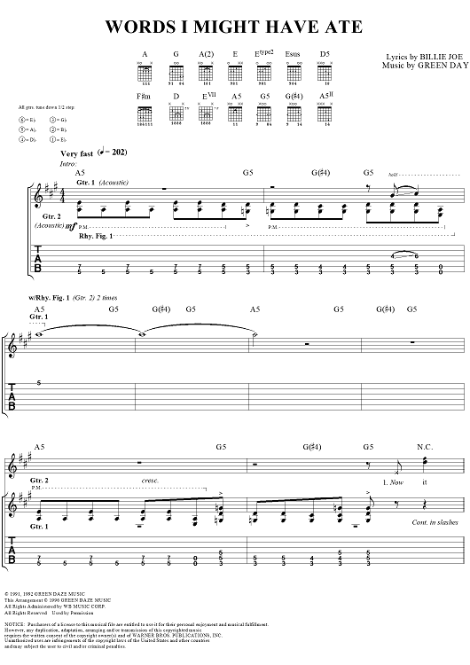 Words I Might Have Ate