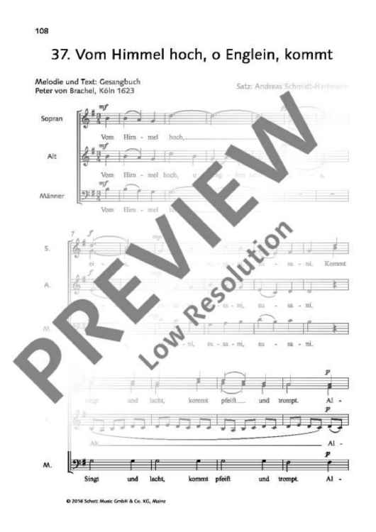 Vom Himmel hoch, o Englein, kommt